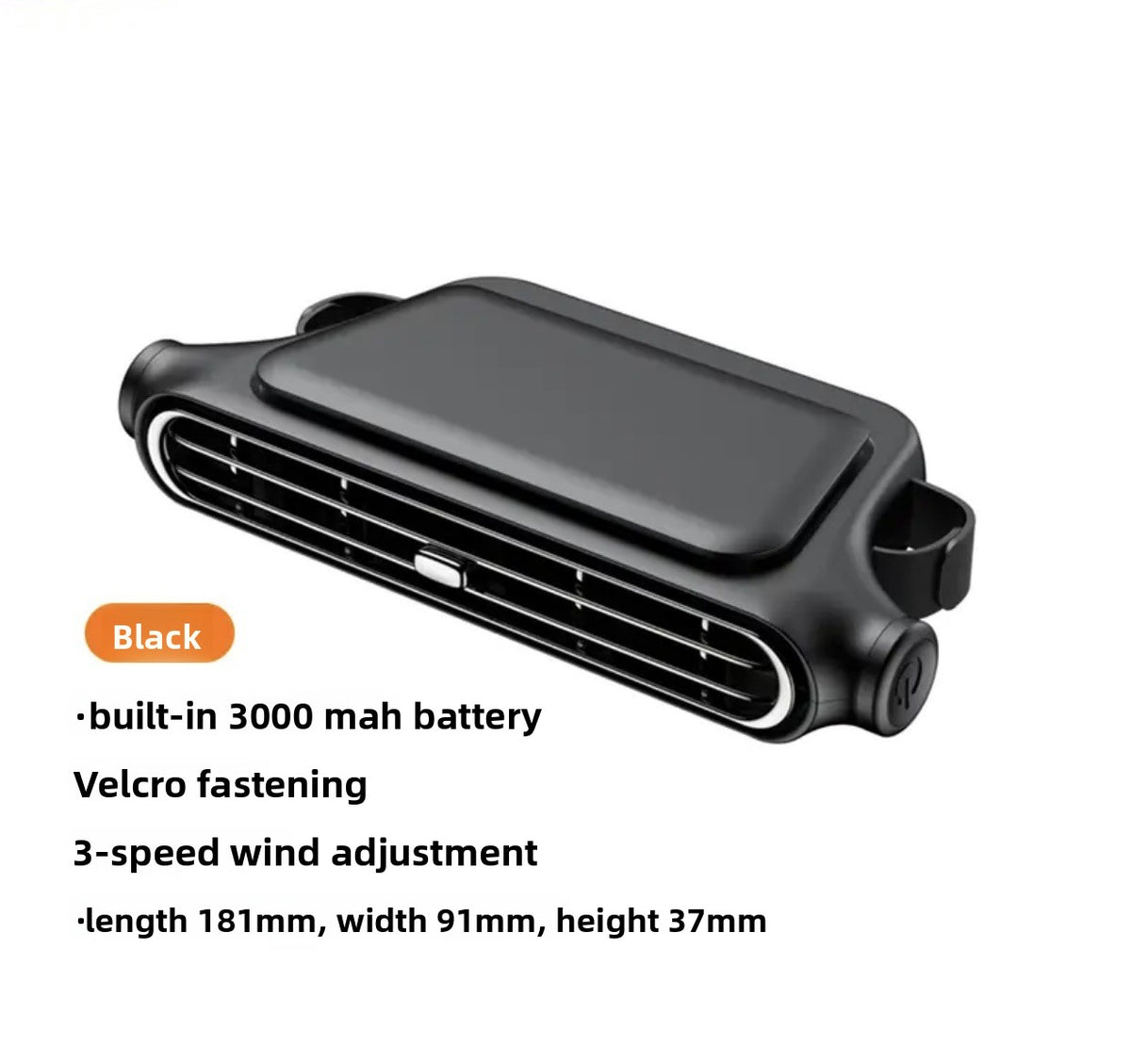 USB Bladeless Car Seat Cooling Fan