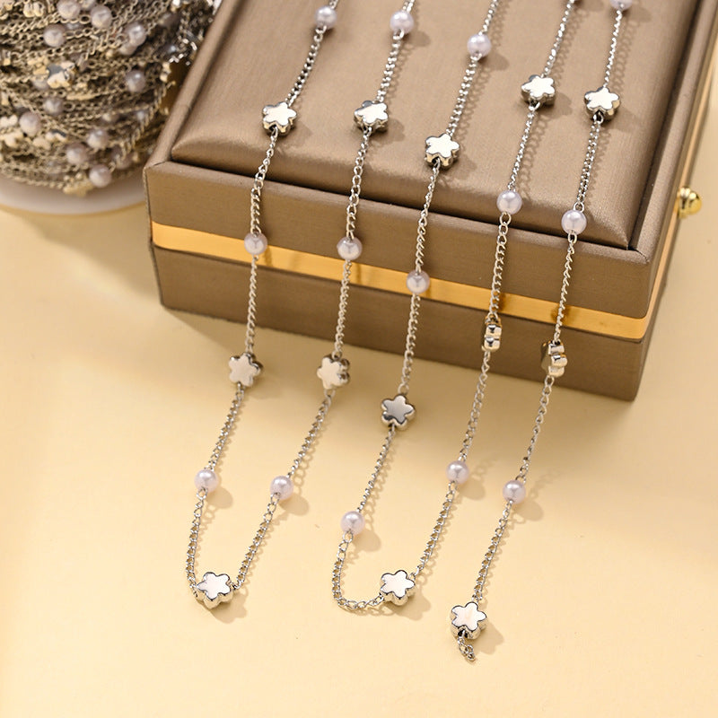 Fashion Imitation Pearl Chain Jewelry