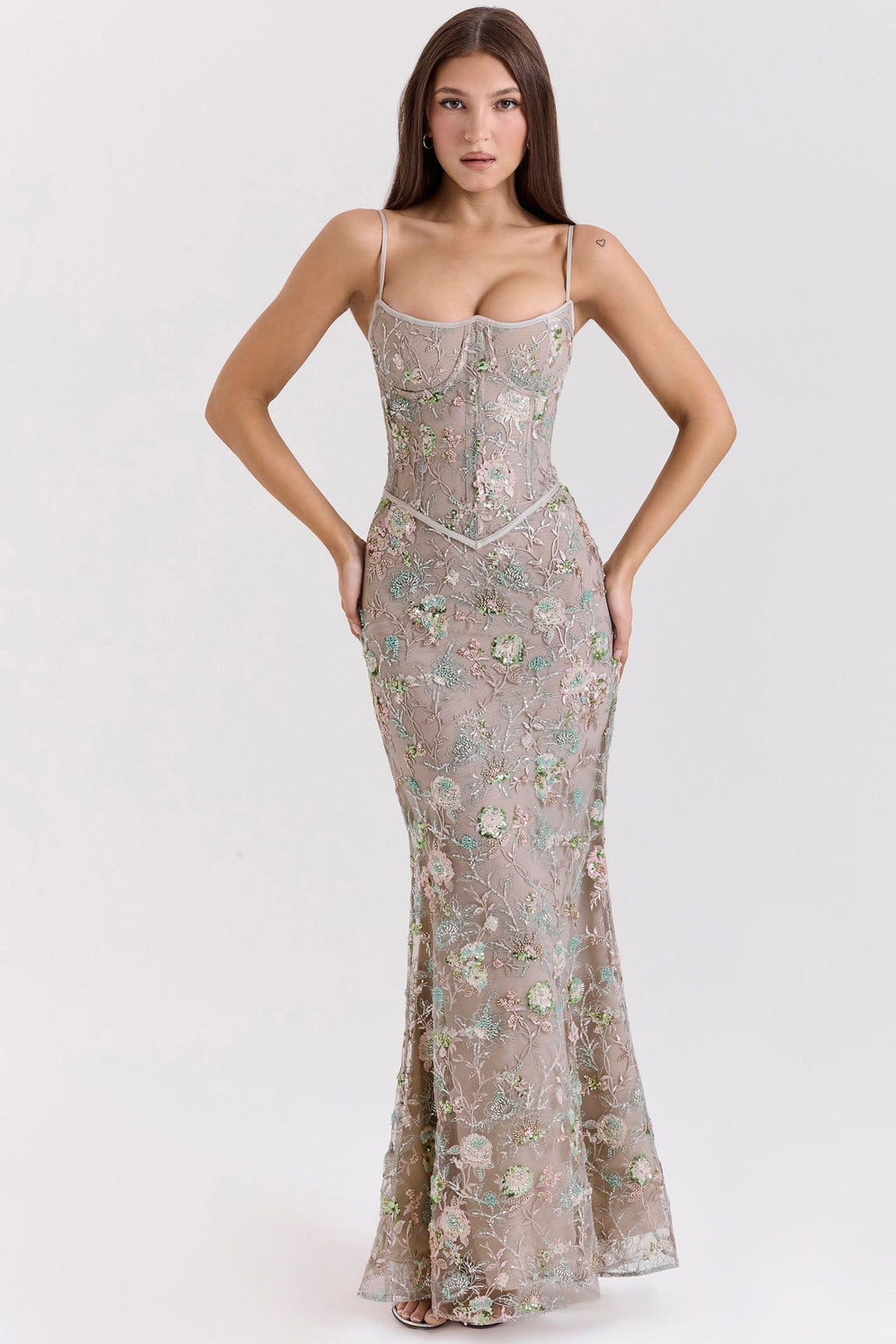Women's Clothing Sexy and Elegant Strapless Backless Long Dress