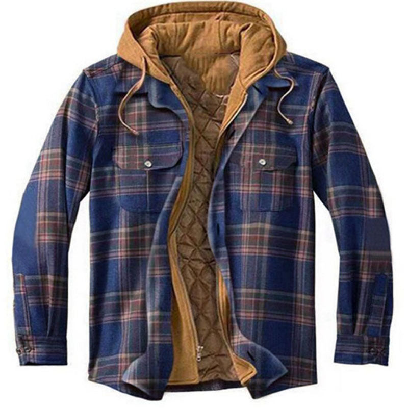Men's Thickened Hooded Jacket