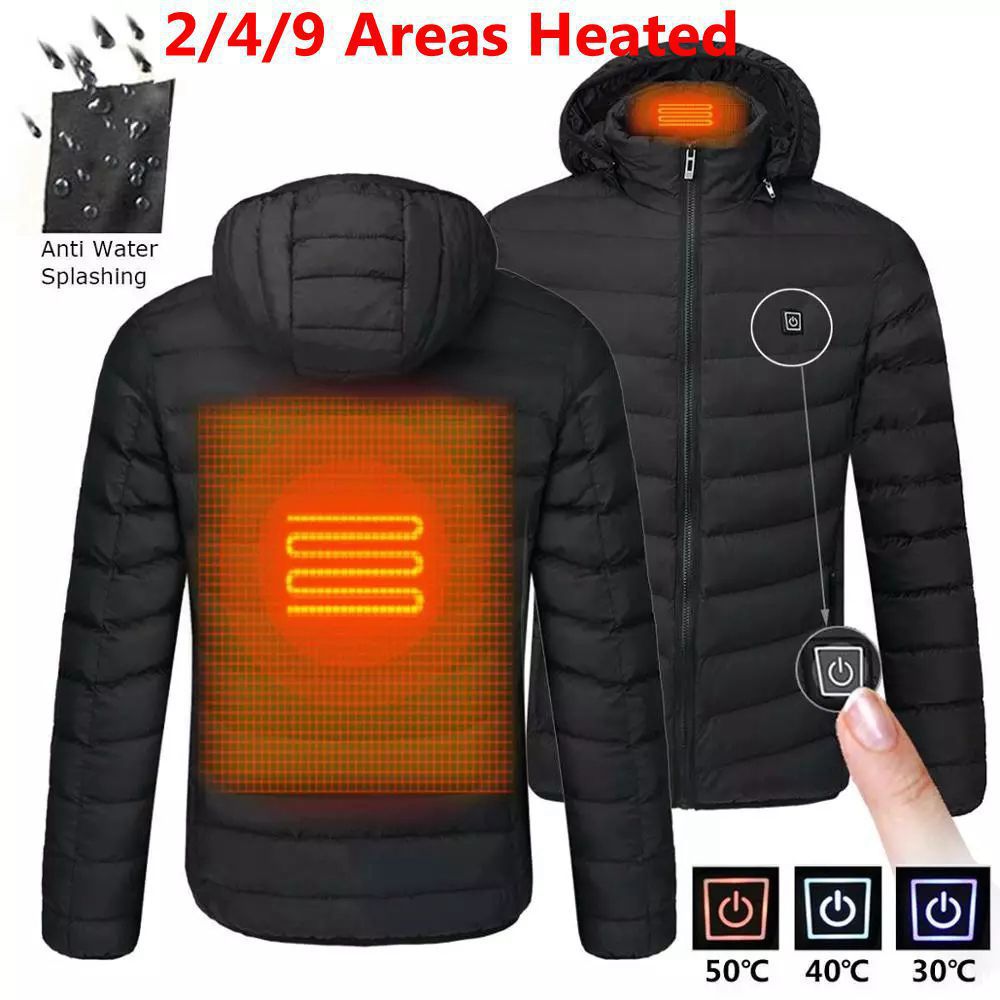 USB heat-regulating cotton clothing