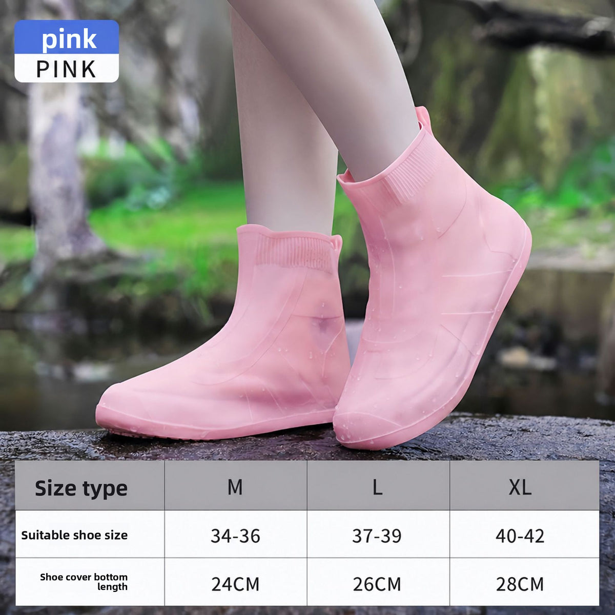 Waterproof Shoe Covers Anti-Slip Rain Boots