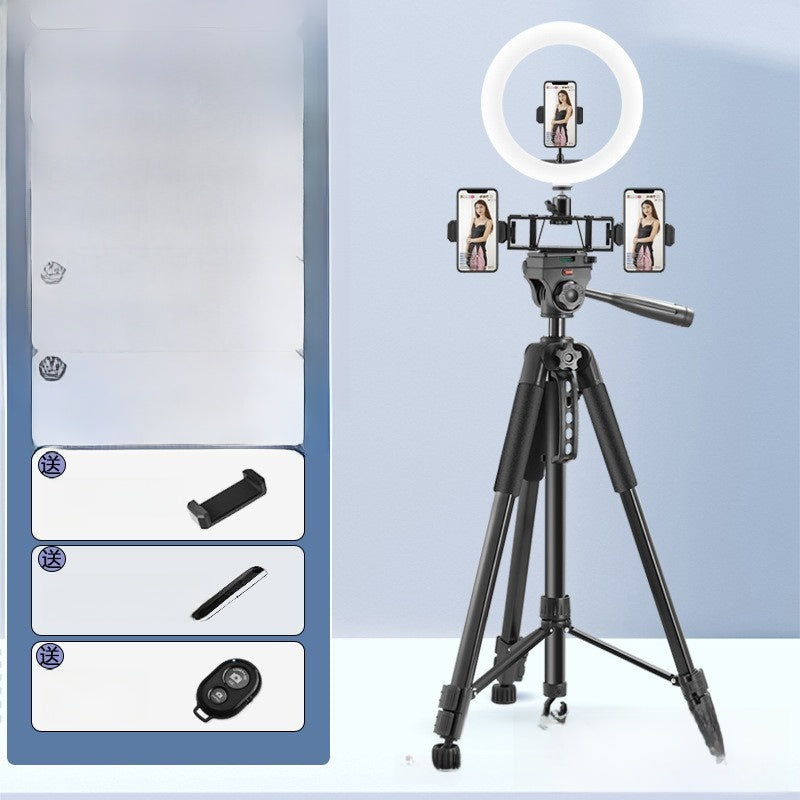 Adjustable Smartphone Camera Tripod with Fill Light