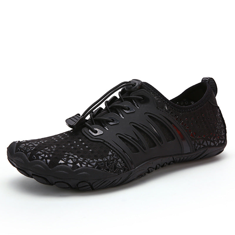 Men's and Women's Downhill Trekking Shoes with Quick-Release Waterproof Lining