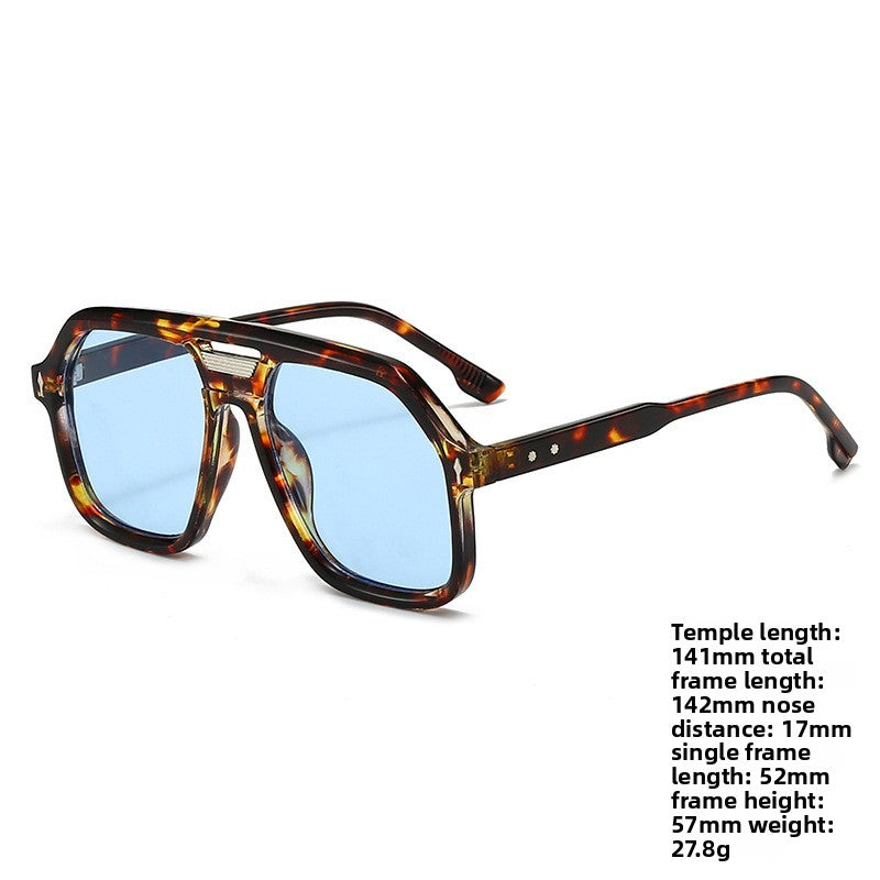 UV400 Protection Square Frame Sunglasses
