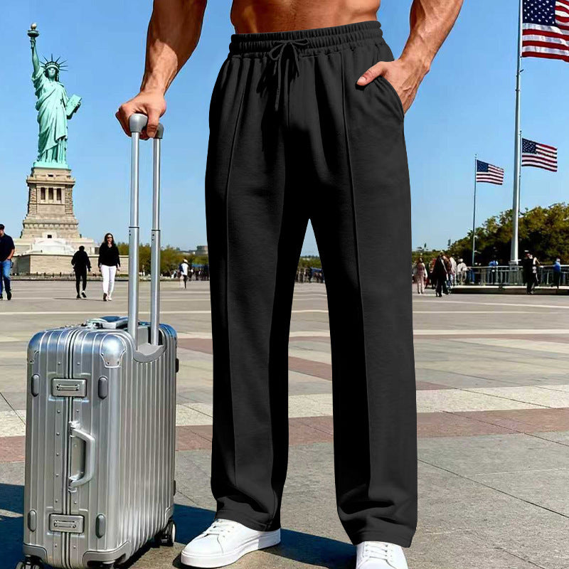 Men's straight-leg casual sportswear business pants