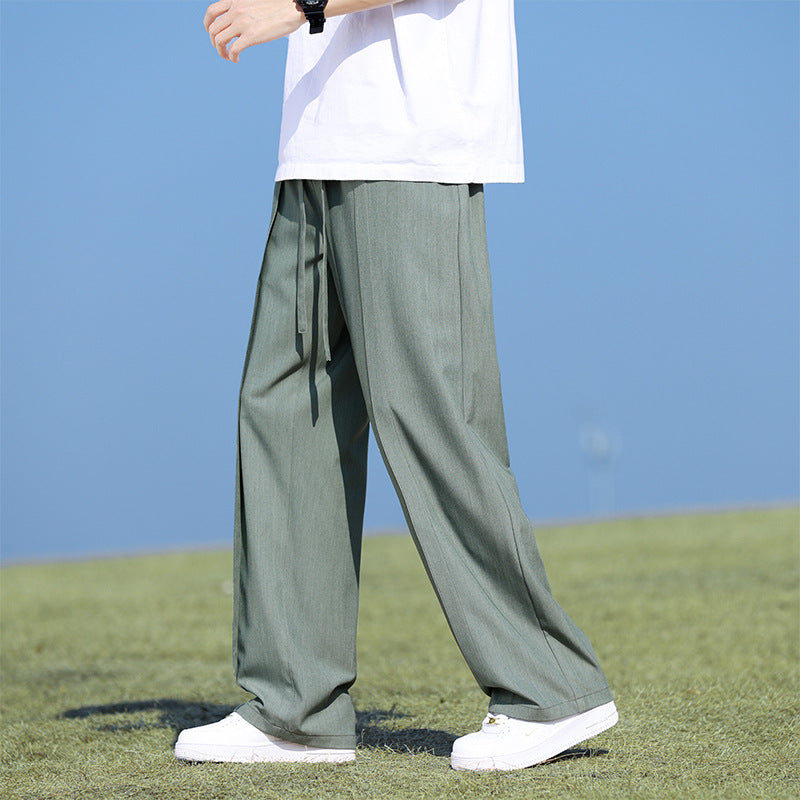 Retro Ice Silk Trousers