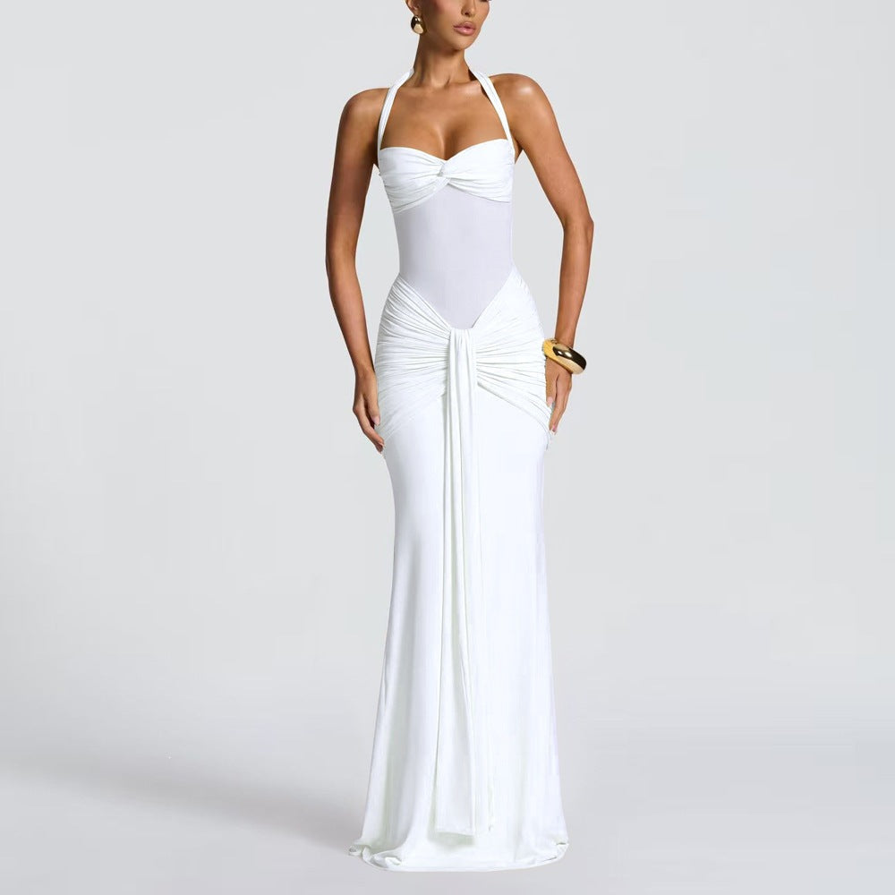 Elegant Halter Neck Bodycon Dress