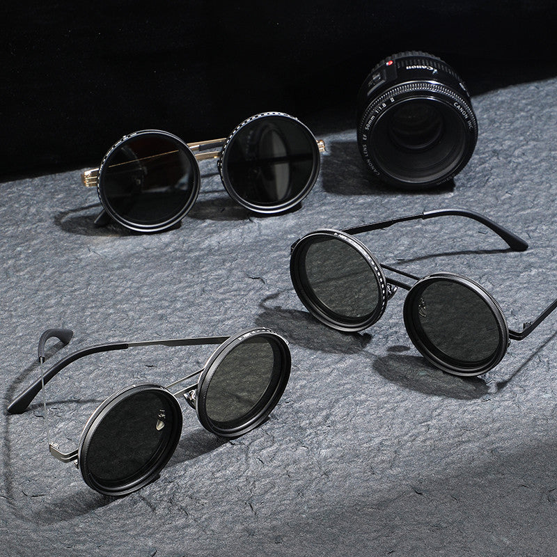 Adjustable Polarized Steampunk Sunglasses
