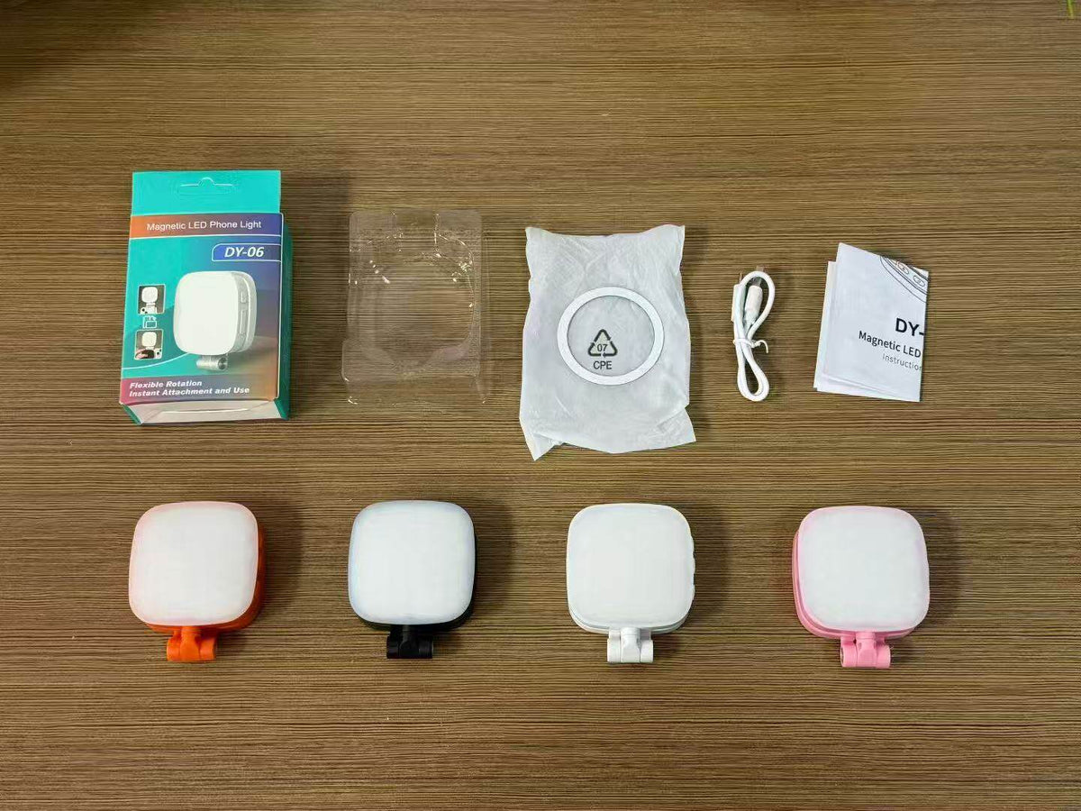 Magnetic Mirror Fill Light with Adjustable Color Temperature