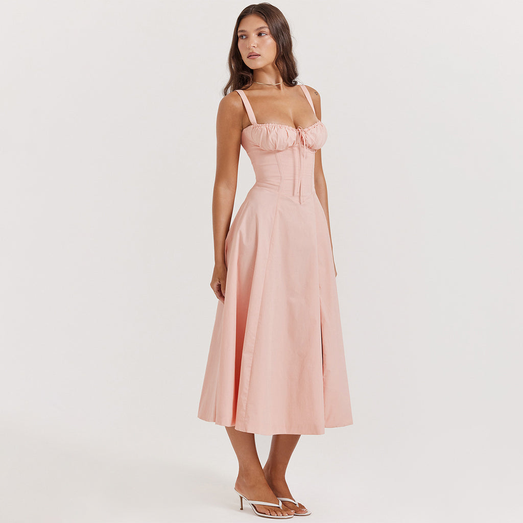 Strap Waist Sling Dress