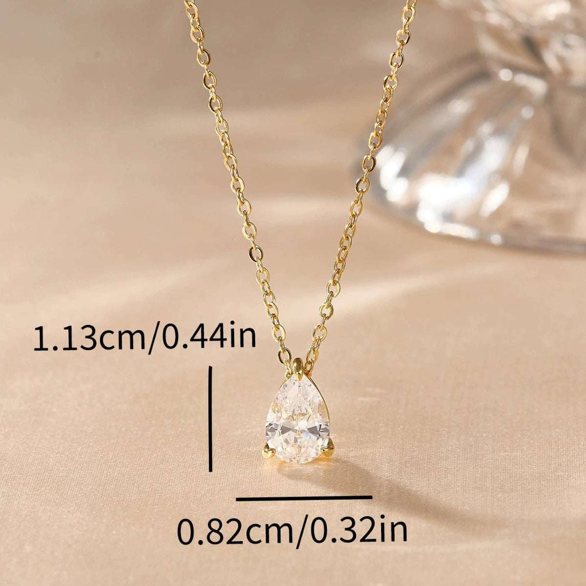 zircon necklace