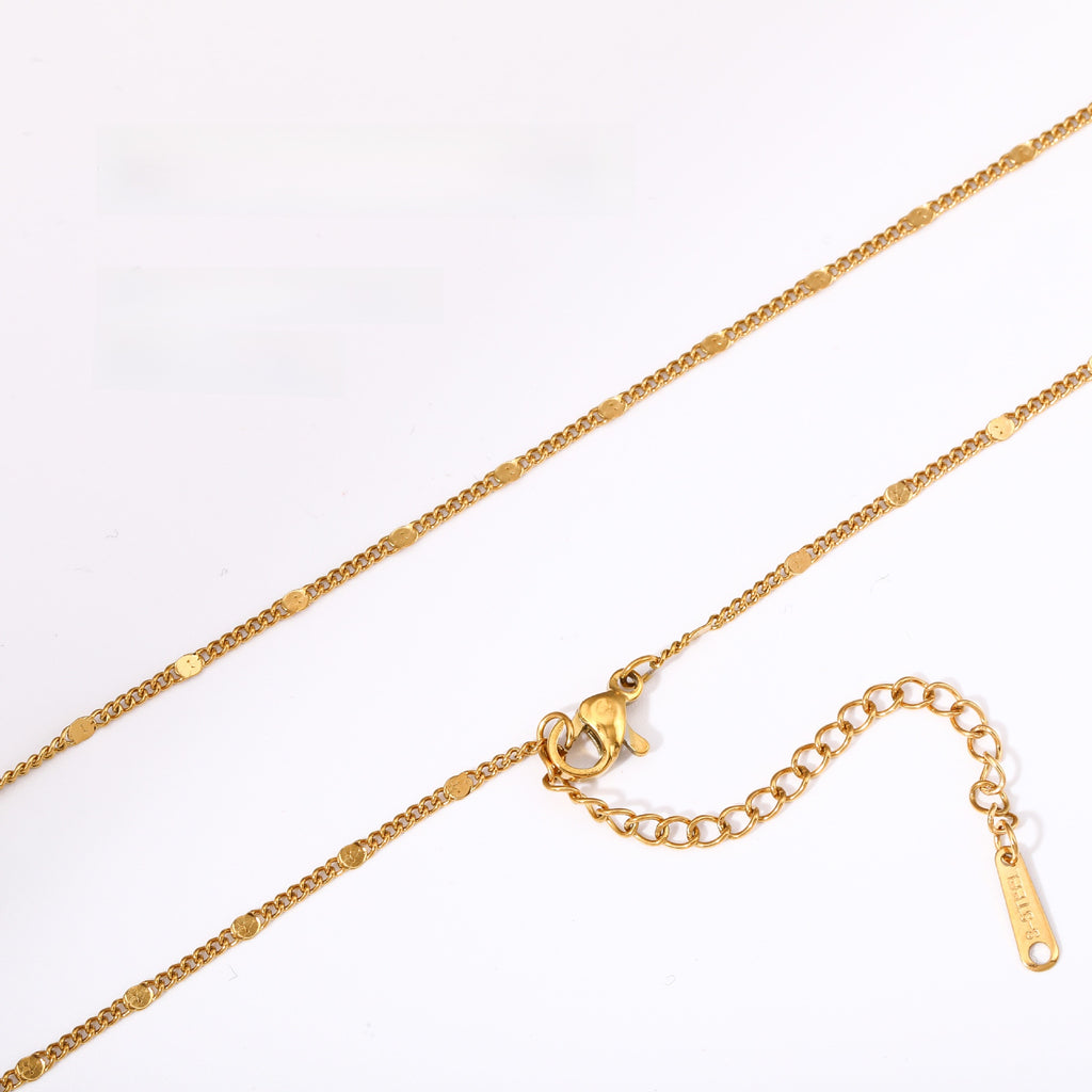 Versatile Braided Chain and Blade Necklace