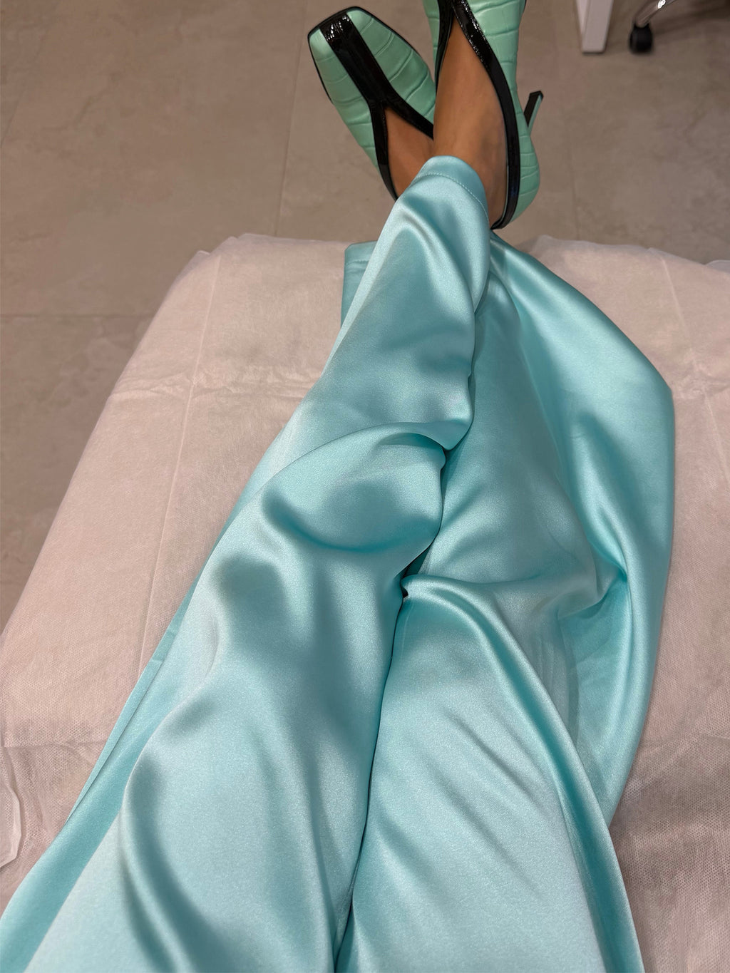 Women's Satin Two-Piece Set