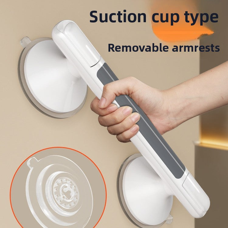 Punch-free Suction Cup Non-slip Toilet Armrest Removable Upgraded