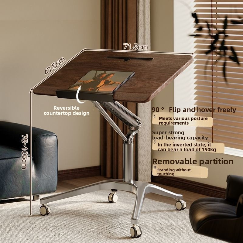 Pneumatic Height Adjustable Computer Desk