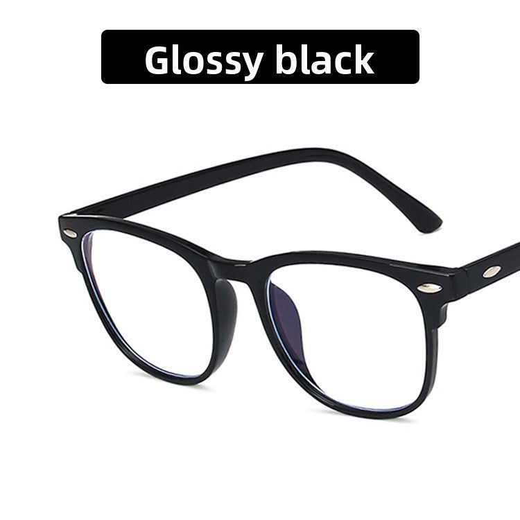 Anti Blue Light Square Frame Glasses with Studded Design