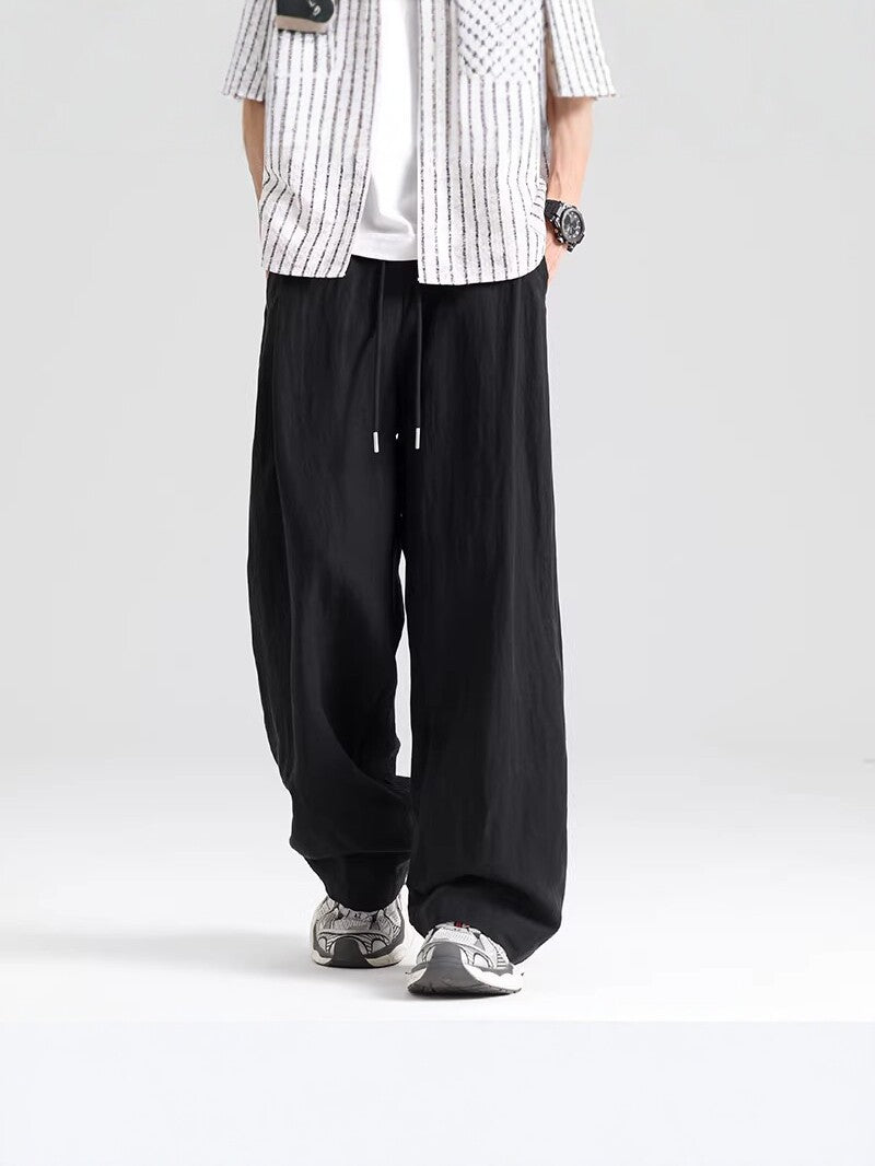 Men's Linen Blend Casual Straight Leg Pants