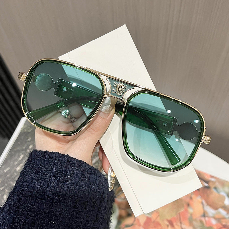 Fashion Decorative Metal Frame Sunglasses