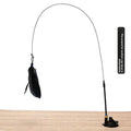 Feather Cat Teaser Stick with Suction Cup