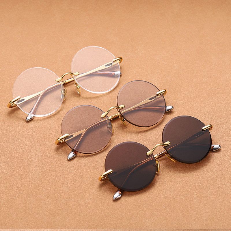 Retro Round Polarized Sunglasses