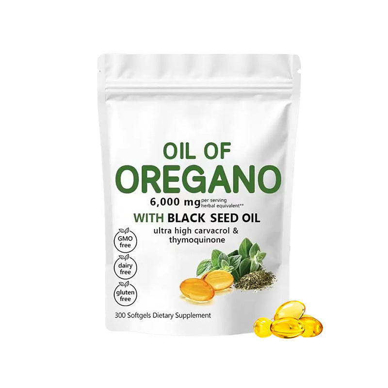 Oregano oil soft capsules