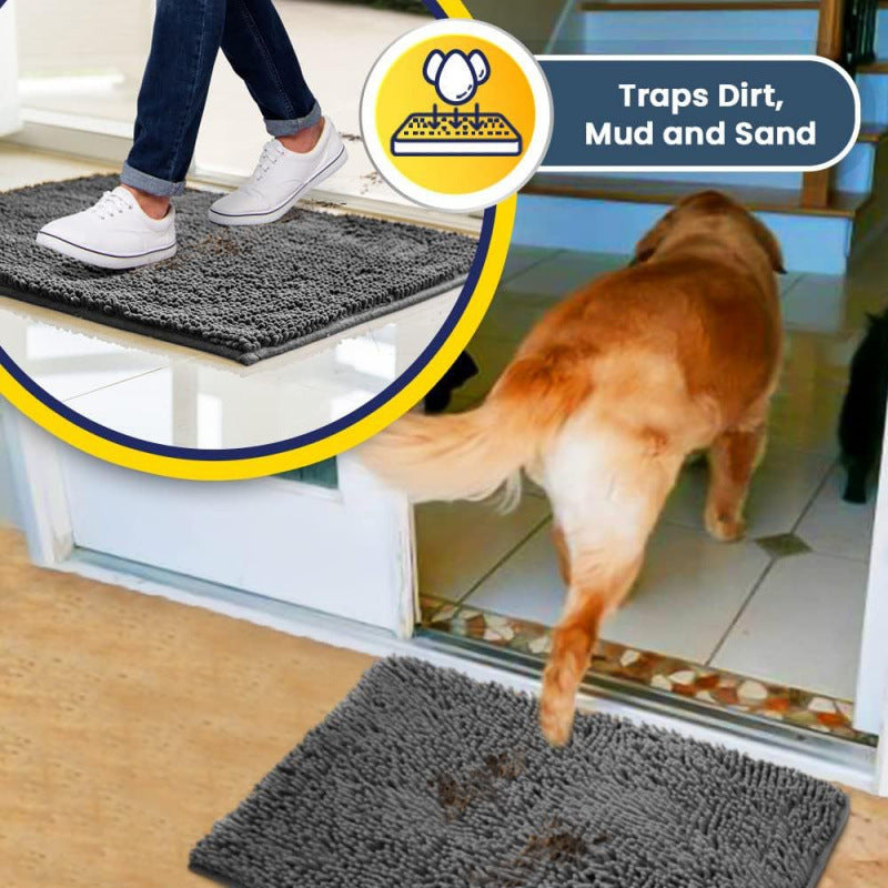 Chenille Plush Thickened Anti-Slip Dog Mat Pet Bed Warm Sleeping Pad