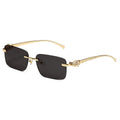 Rimless sunglasses