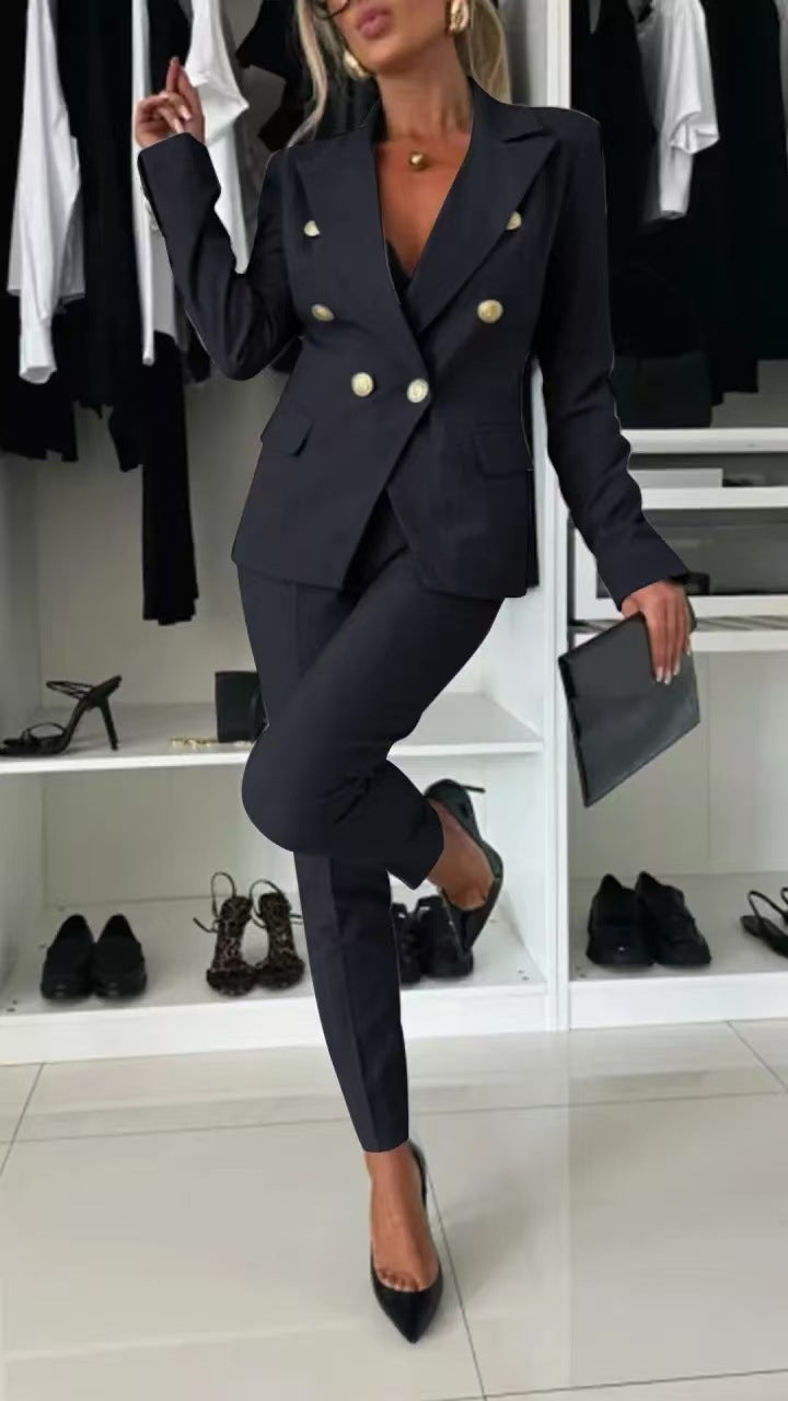 Women?s Slim Fit Solid Color Single Button Blazer Long Sleeve Casual Suit Jacket