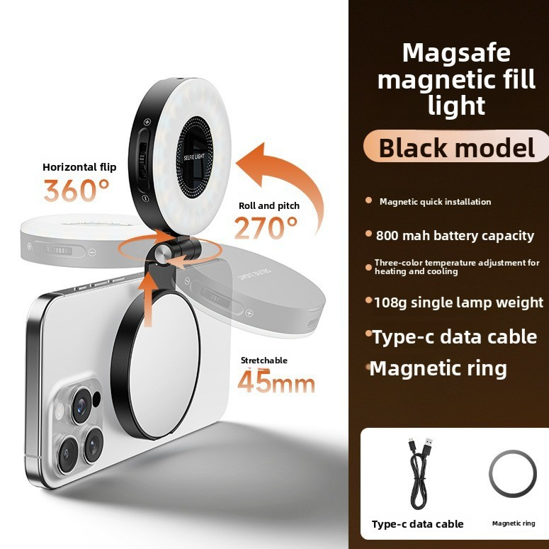 Portable Magnetic LED Makeup Mirror Light