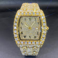 Classic Barrel Dial Rhinestone Quartz Watch