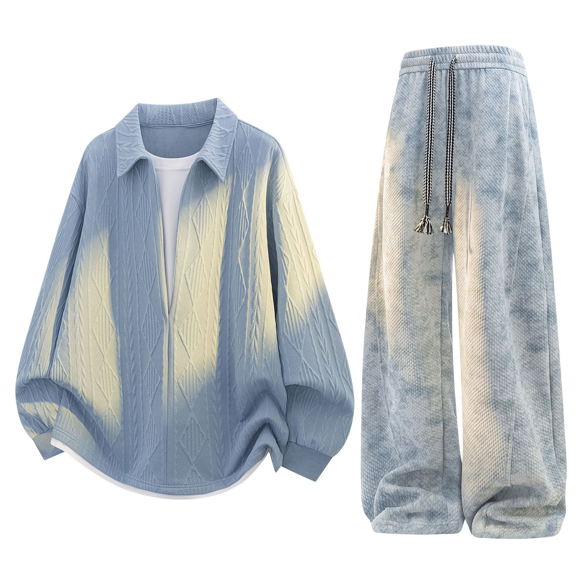 Men's Casual Two-Piece Sweatshirt Set