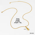Stainless steel necklace