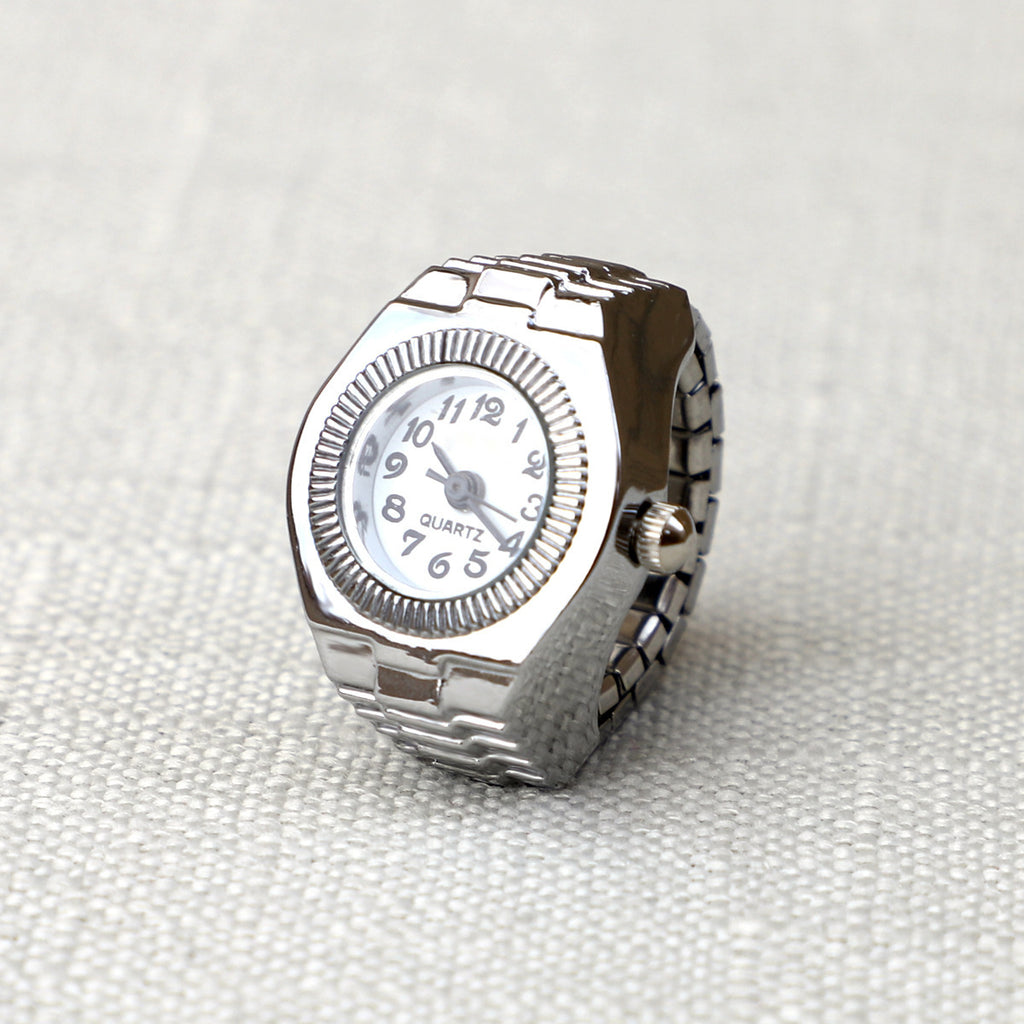 Fashion Ring Watch with Multiple Functions