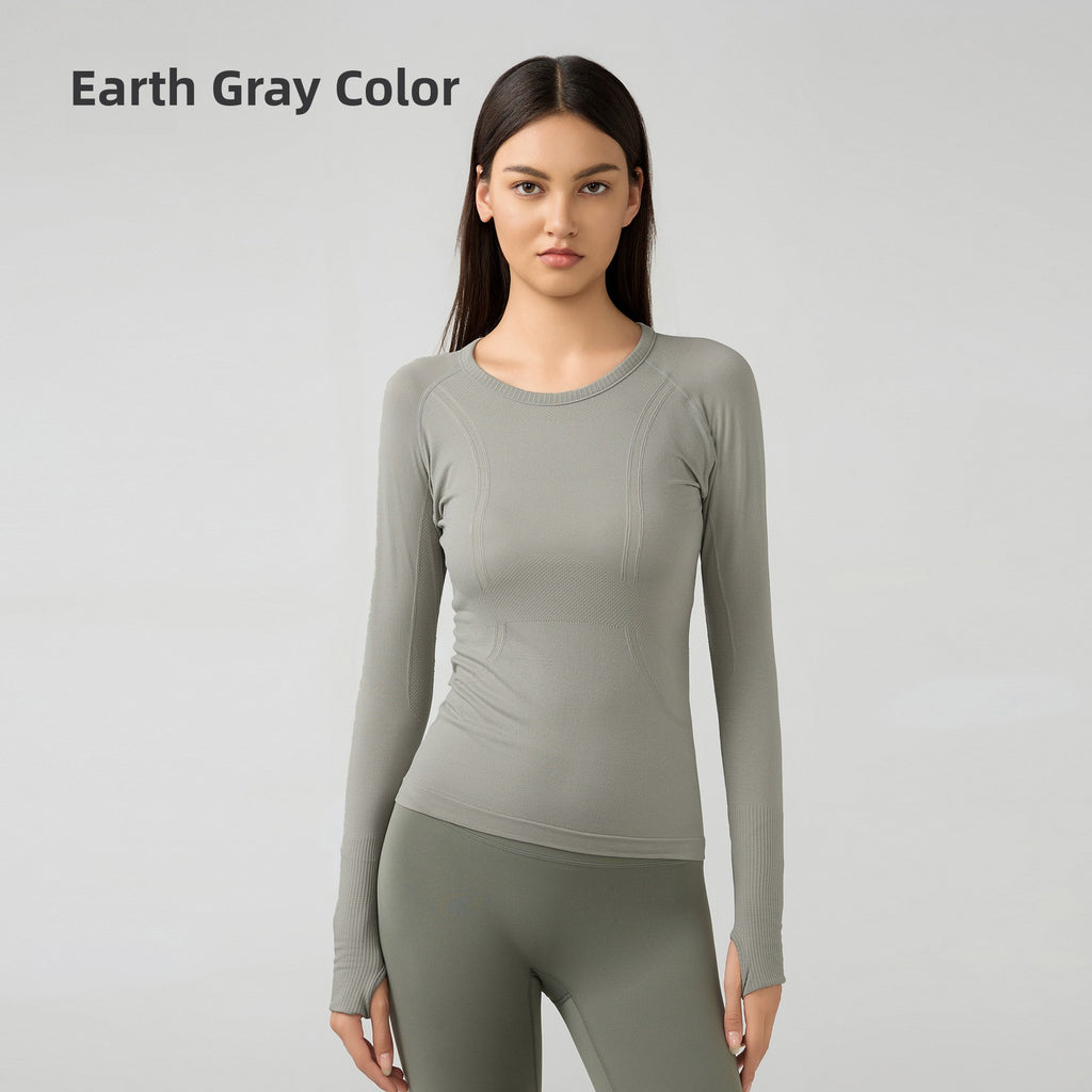 Seamless yoga top