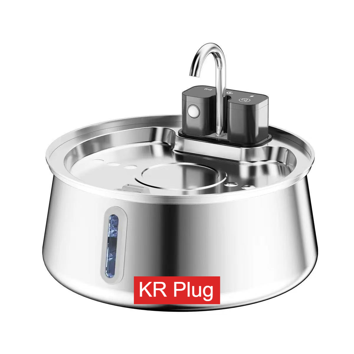4L Stainless Steel Wireless Infrared Sensor Pet Water Fountain for Cats and Dogs