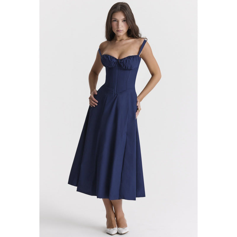 Elegant Sleeveless A-Line Dress