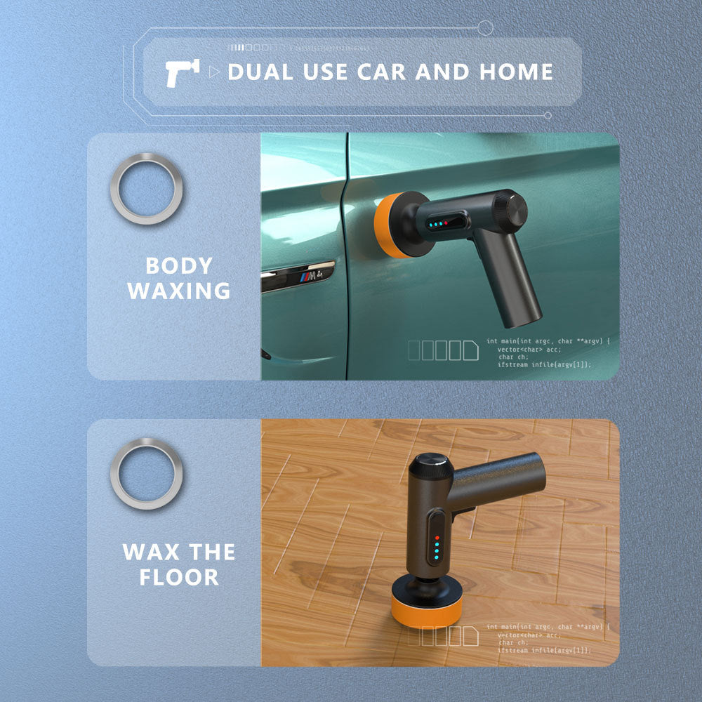 Electric Car Polisher Waxing Machine with Digital Display
