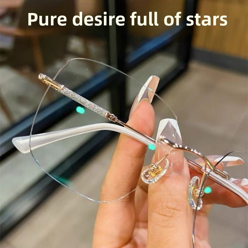 Anti Blue Light Rimless Glasses