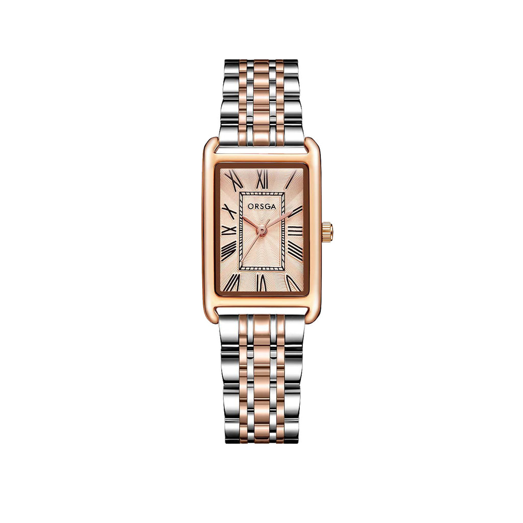 Women Square Stainless Steel Quartz Watch