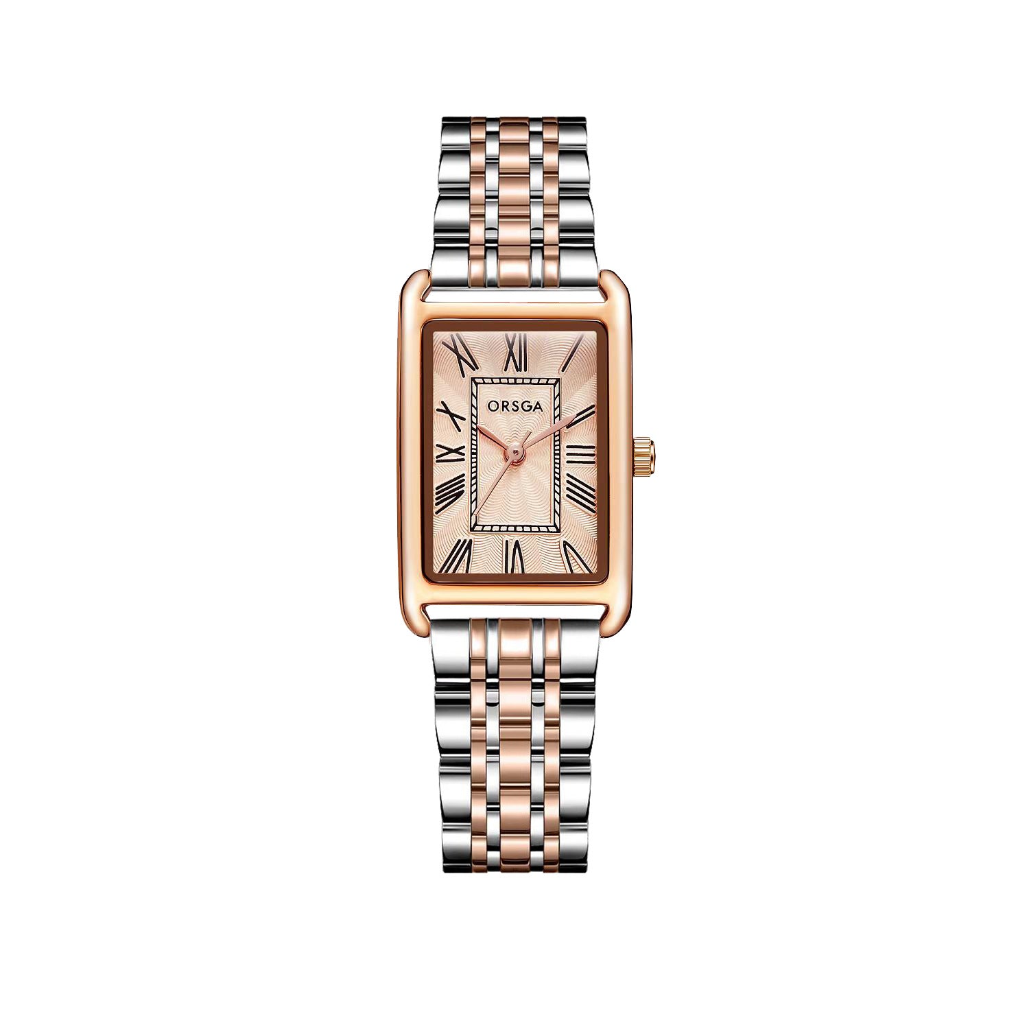 Women Square Stainless Steel Quartz Watch