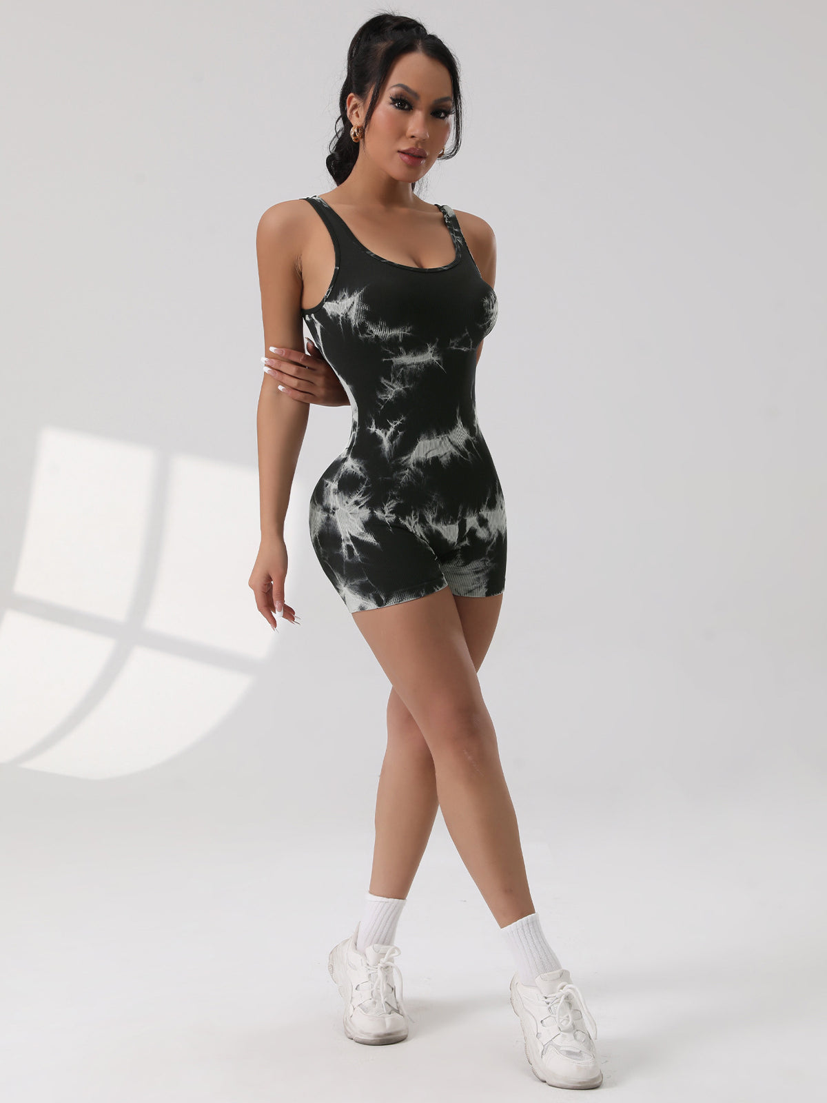 Tie Dye Sports Jumpsuit for Women