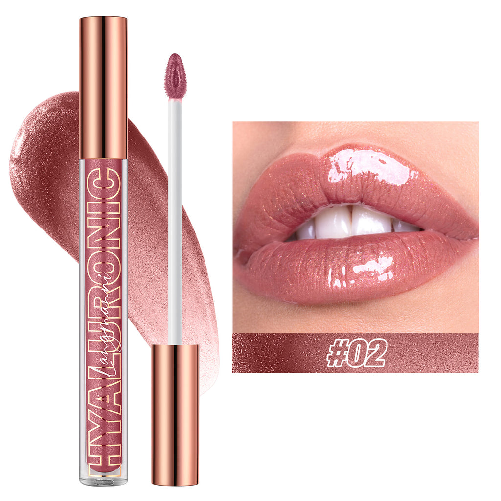 Hyaluronic Acid Glitter Lip Gloss Set