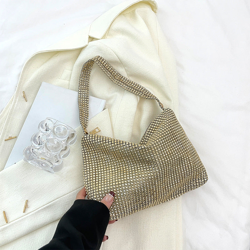 Rhinestone Adjustable Shoulder Bag