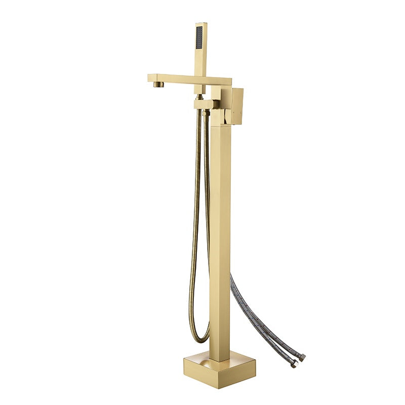 Freestanding Brass Bathtub Faucet with Shower