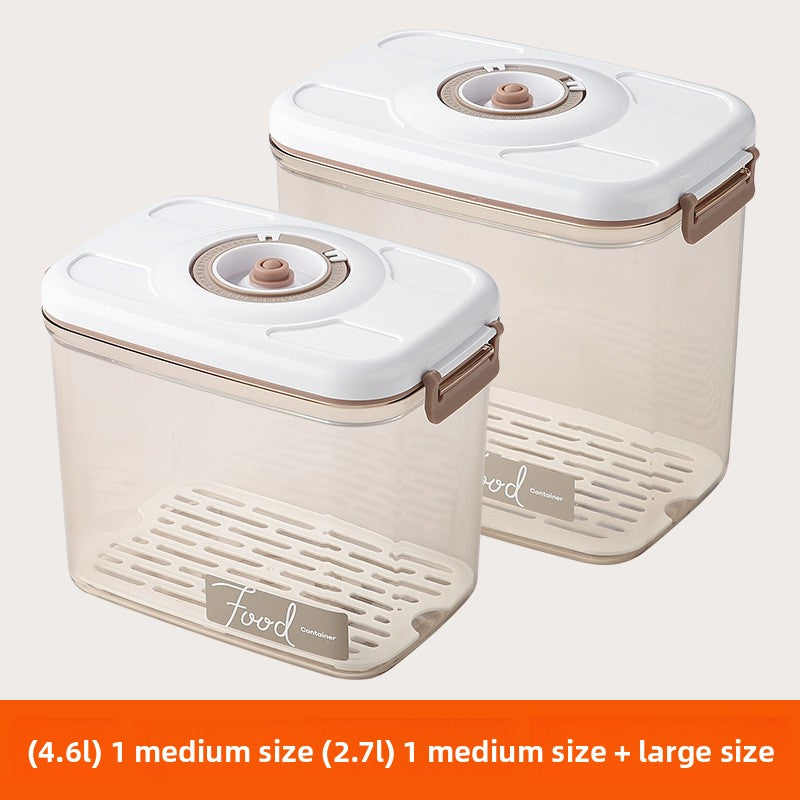 Electric vacuum storage box with air extraction function