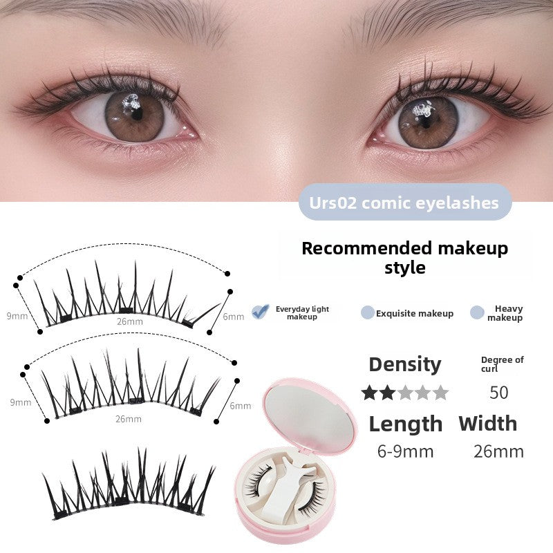 Magnetic False Eyelashes Natural Volume Set