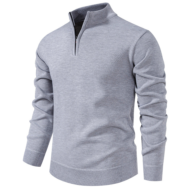 Men's fleece pullover sweater