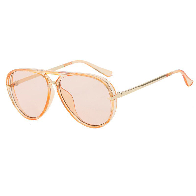 Retro Large Frame Sunglasses for Men and Women