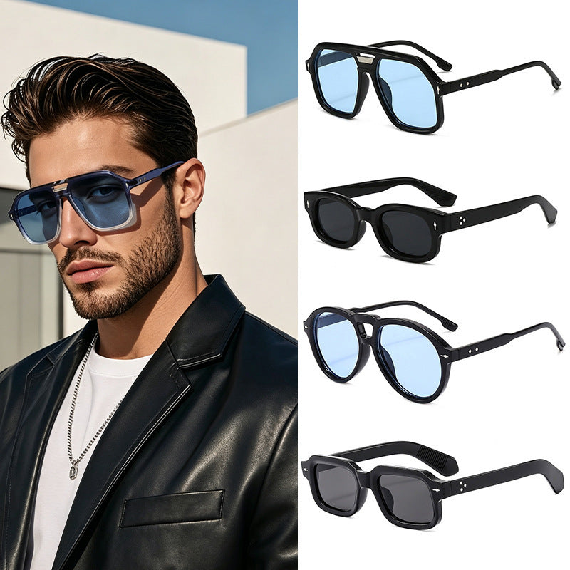 UV400 Protection Square Frame Sunglasses